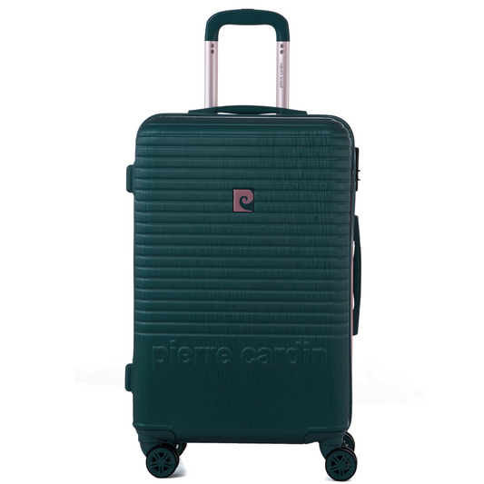 VALISE MOYENNE 60 CM BLEU PETROLE PERLE