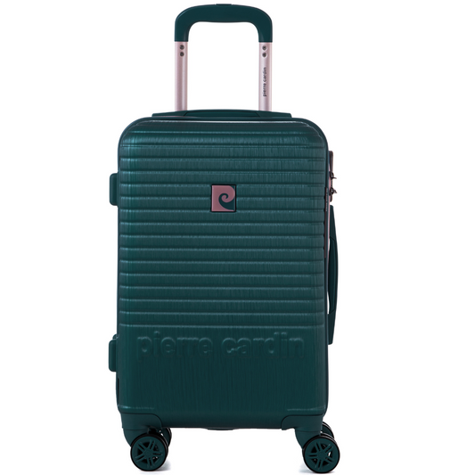 VALISE CABINE 50 CM BLEU PETROLE PERLE